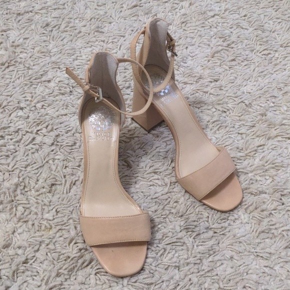 Vince Camuto Winderly Tan Block Heel - Picture 1 of 8